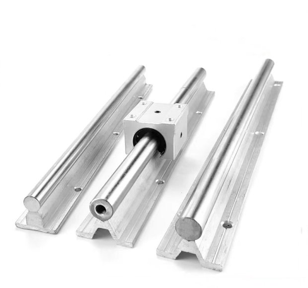 China Factory Direct Supply Good Price CK45 Shaft With Aluminum Rail Bracket TBR SBR Shaft 12mm 16mm 20mm 40mm 50mm 60mm Linear Guide Rail&Block Sliding Rail Linear Guideway Linear Motion Shaft&Slinder