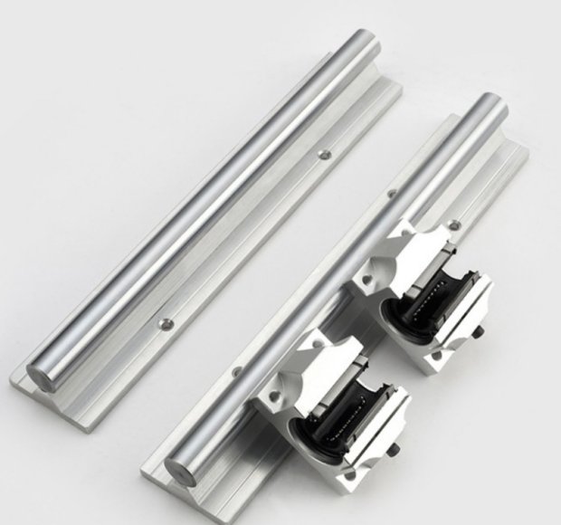 China Manufacture CK45 With Aluminum Bracket SBR TBR Shaft 3mm 4mm 6mm 8mm 12mm 16 mm Linear Guide Rail&Block Sliding Rail Linear Guideway Linear Motion Shaft With Slider