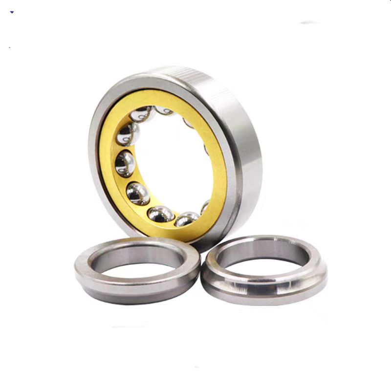 Chinese Manufacture Offered In 15, 25, 30 & 40 Degree Angles Separable Bearing Brass Cage QJ1008M QJ205M QJ312M Angular Contact Ball Bearing